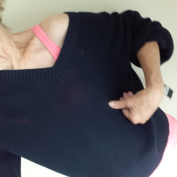 On Trend Lucky Brand Reversible Sweater Sz XS - Picture 12 of 15